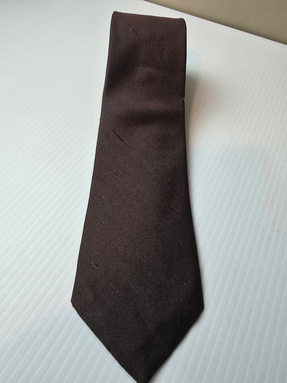 Oleg Cassini Mens Tie Brown